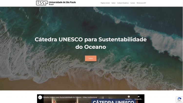 Cátedra UNESCO para sustentabilidade do Oceano por Alexander Turra